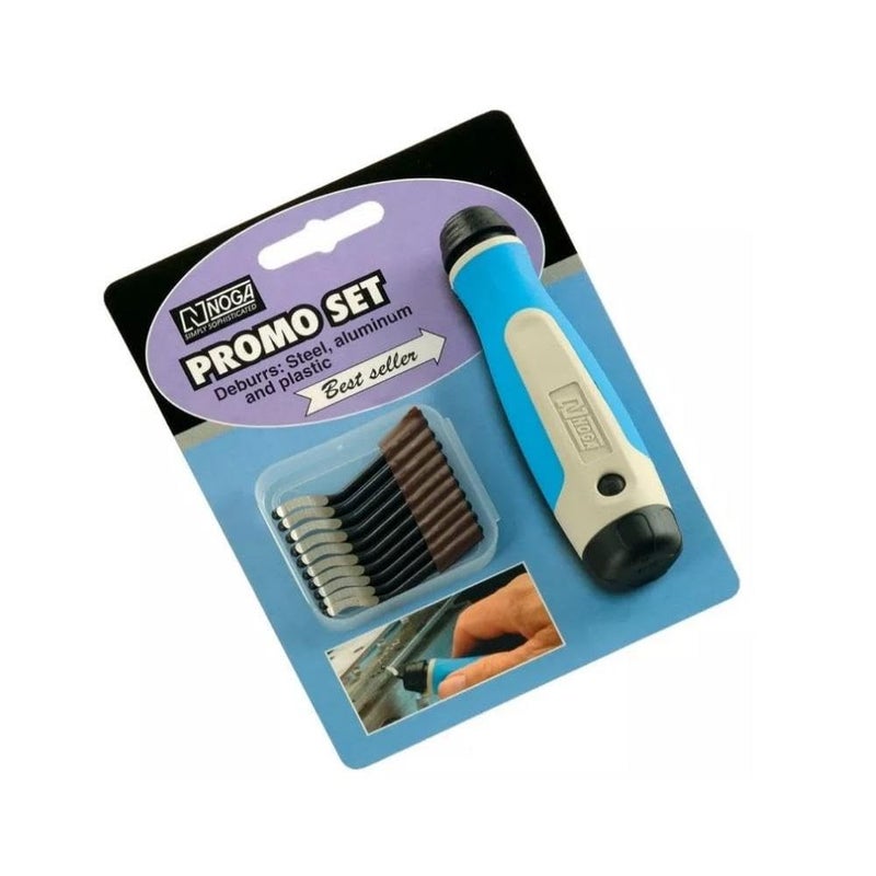 NOGA NG8150 Heavy Duty Deburr Tool, with 10 S10 Blades (Original Version) - Image 1